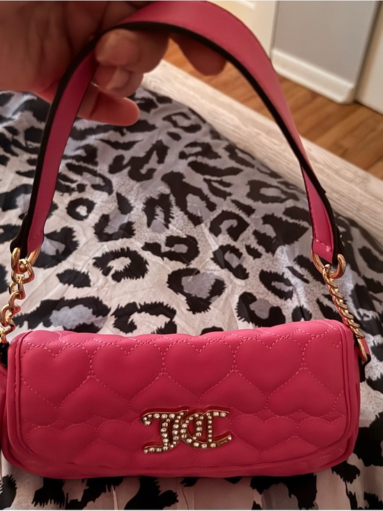 Juicy Couture Pink Heart Handbag with Wallet NWT - Picture 4 of 7